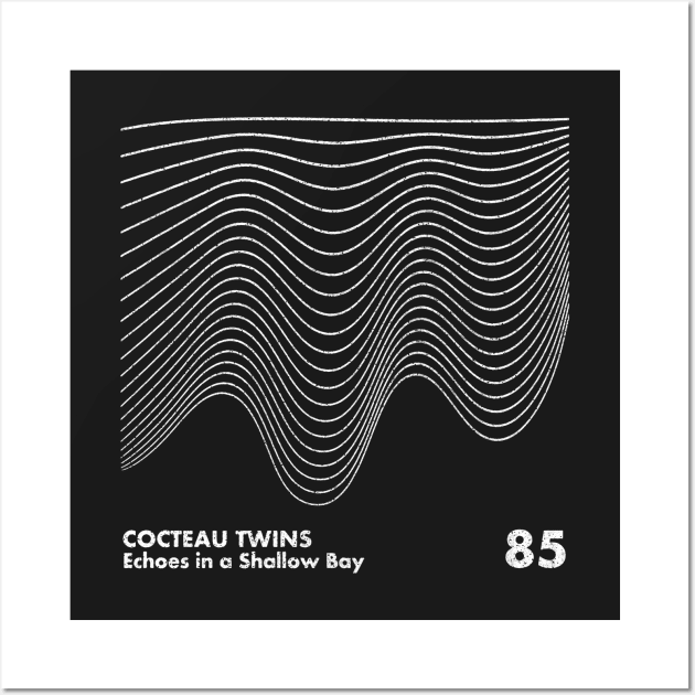 Cocteau Twins / Minimal Graphic Design Artwork Wall Art by saudade